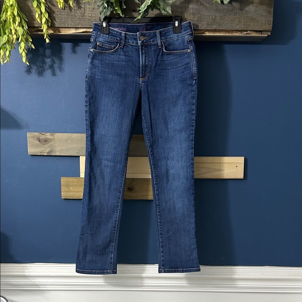 NYDJ Sheri Slim Jeans 6P. EUC